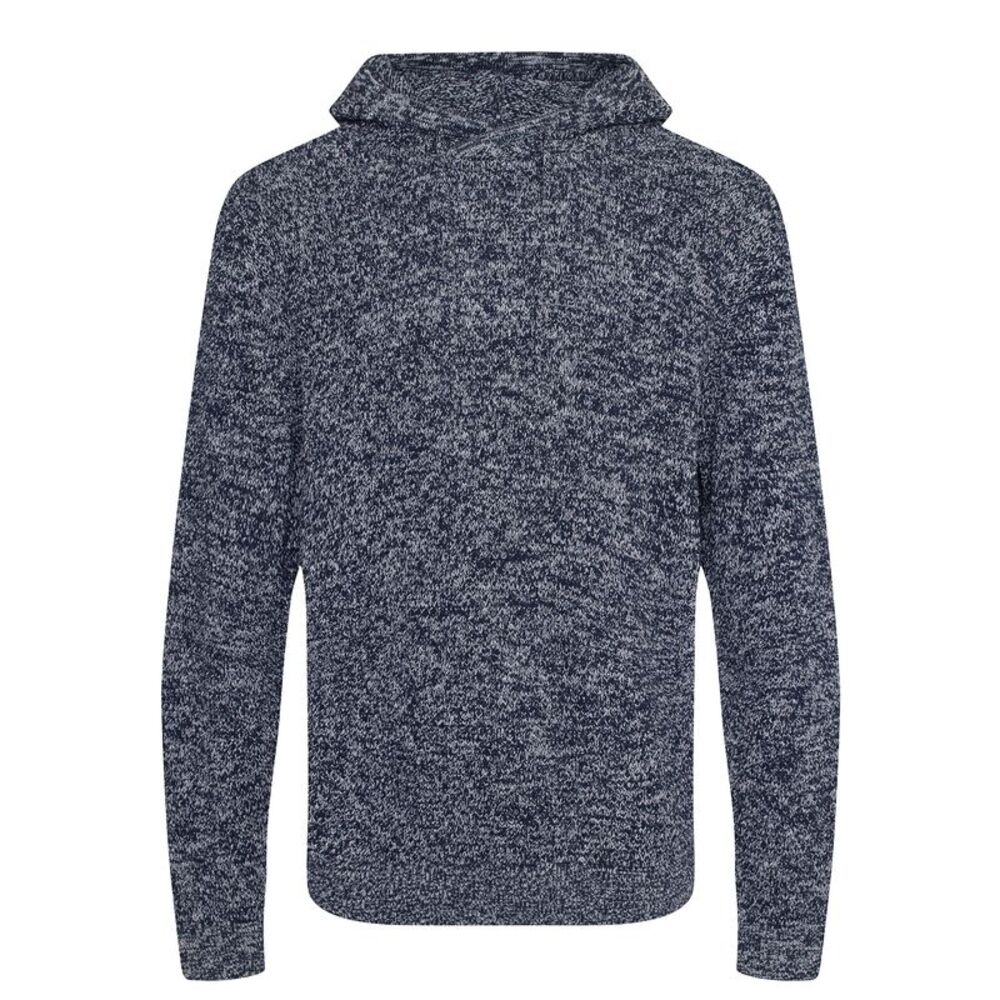 Ecologie Mens Iguazu Knitted Hoodie / Navy/Heather